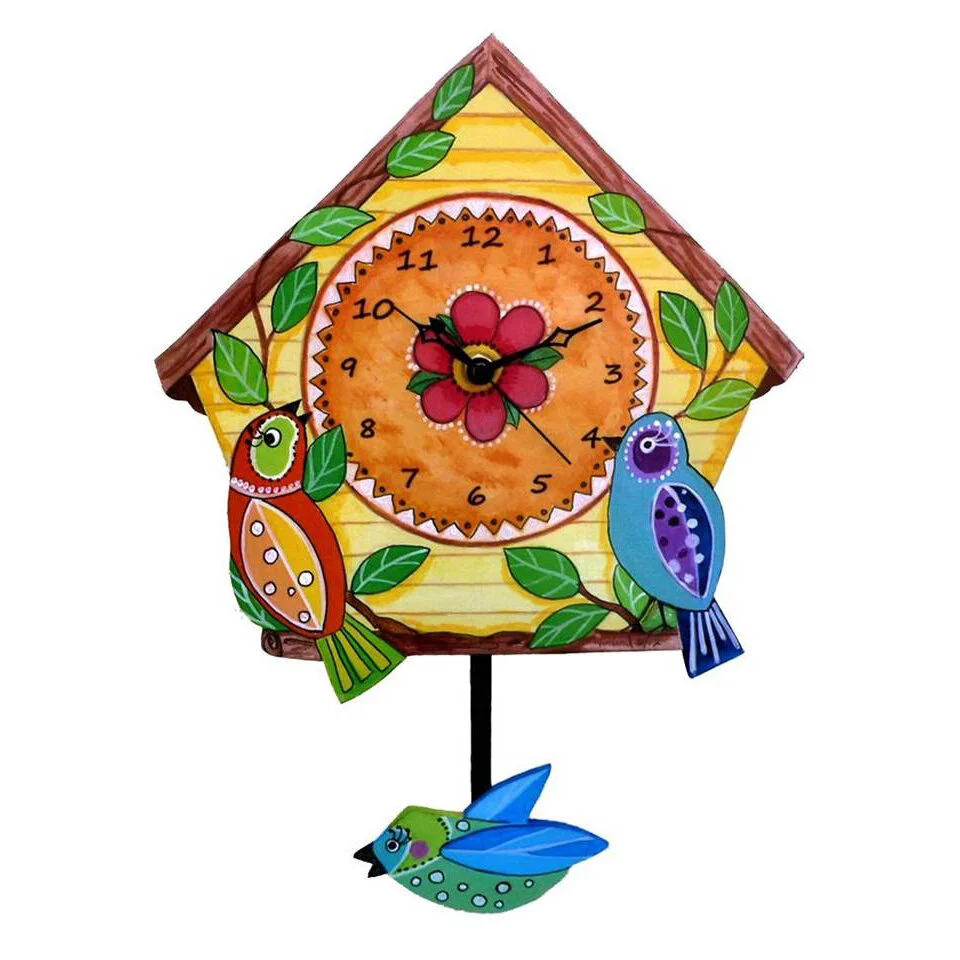 Birdhouse Pendulum Clock — Hickory Dickory Dock